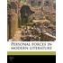 Personal Forces In Modern Literature