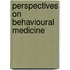 Perspectives On Behavioural Medicine