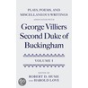 Plays Poems Villiers Buckingham V1 C door Onbekend
