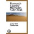 Plymouth Country Marriages 1692-1746