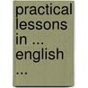 Practical Lessons in ... English ... door M.F. Hyde