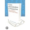 Public Administration In Perspective by David John Farmer