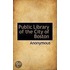 Public Library Of The City Of Boston