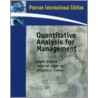 Quantitative Analysis For Management door Ralph M. Stair