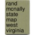 Rand McNally State Map West Virginia
