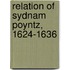 Relation of Sydnam Poyntz, 1624-1636
