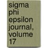 Sigma Phi Epsilon Journal, Volume 17