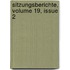 Sitzungsberichte, Volume 19, Issue 2