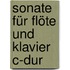 Sonate für Flöte und Klavier C-Dur