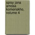 Spisy Jana Amosa Komenskho, Volume 4