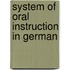 System of Oral Instruction in German