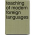 Teaching of Modern Foreign Languages