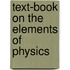 Text-Book on the Elements of Physics