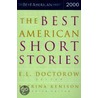 The Best American Short Stories 2000 by Katrina Kenison