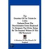 The Doctrine of the Trinity in Unity