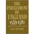 The Parliament of England, 1559-1581