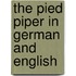 The Pied Piper In German And English