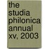 The Studia Philonica Annual Xv, 2003