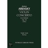 Violin Concerto, Op.54 - Study Score door Anton Arensky