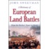 A Dictionary Of European Land Battles