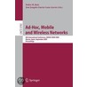 Ad-Hoc, Mobile, And Wireless Networks door Onbekend