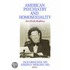 American Psychiatry And Homosexuality