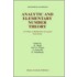 Analytic and Elementary Number Theory