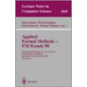 Applied Formal Methods - Fm-trends 98 door W. Stephan