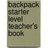 Backpack Starter Level Teacher's Book door Mario Herrera