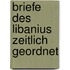 Briefe Des Libanius Zeitlich Geordnet