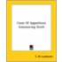 Cases Of Apparitions Announcing Death