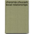 Cheremis-Chuvash Lexial Relationships