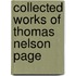 Collected Works Of Thomas Nelson Page