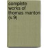 Complete Works of Thomas Manton (V.9)