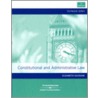Constitutional And Administrative Law door Elizabeth Giussani