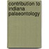 Contribution To Indiana Palaeontology