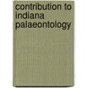 Contribution To Indiana Palaeontology door George K. Green