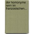 Der Homonyme Reim Im Franzosischen...