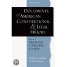 Doc Amer Constit Legal Hist Vol1 3e P door Paul Finkelman