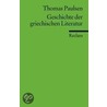 Geschichte der griechischen Literatur door Thomas Paulsen