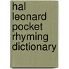 Hal Leonard Pocket Rhyming Dictionary by Jana Ranson