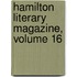 Hamilton Literary Magazine, Volume 16