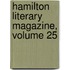 Hamilton Literary Magazine, Volume 25