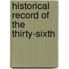 Historical Record Of The Thirty-Sixth door Richard Cannon