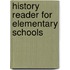History Reader For Elementary Schools