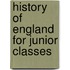 History of England for Junior Classes