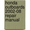 Honda Outboards 2002-08 Repair Manual by Kevin M.G. Maher