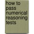 How To Pass Numerical Reasoning Tests