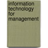 Information Technology For Management door Ph.D. Volonino Linda