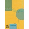 Institutions And Economic Performance by Elhanan Helpman